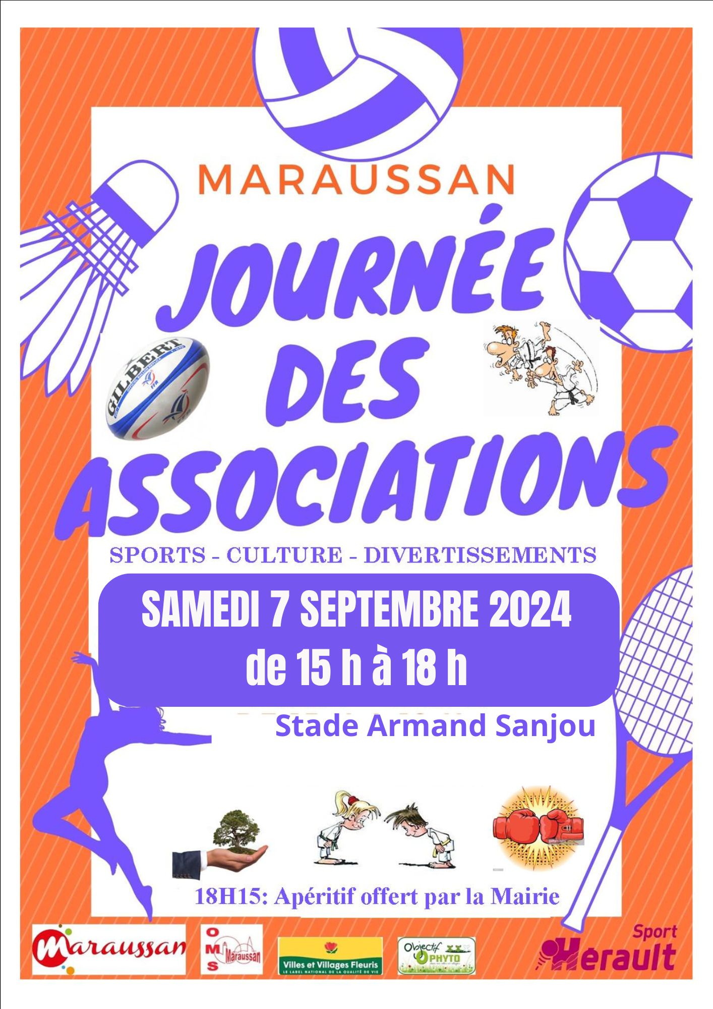 Journée des associations - Samedi 7 septembre 2024 - MARAUSSAN
