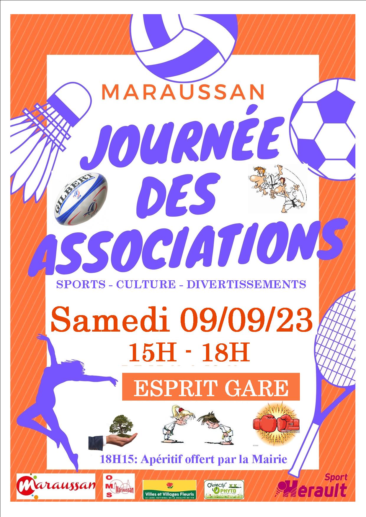 Journée des associations - samedi 9 septembre à Maraussan