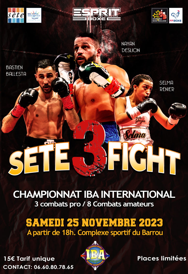 SETE FIGHT 3 - Samedi 25 novembre 2023