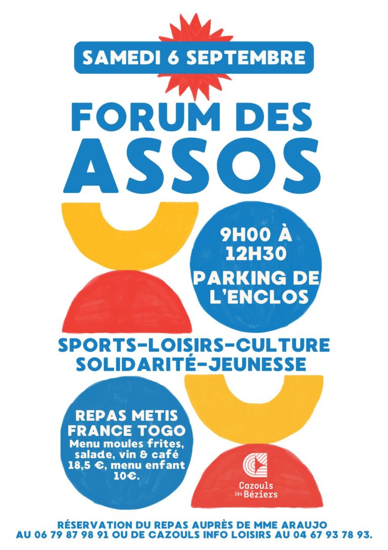 Forum des associations - samedi 06 septembre - Maraussan