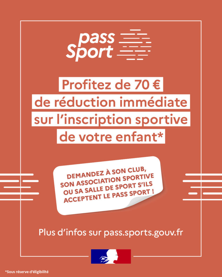 Pass'sport 2025 - jusqu'au 31 décembre