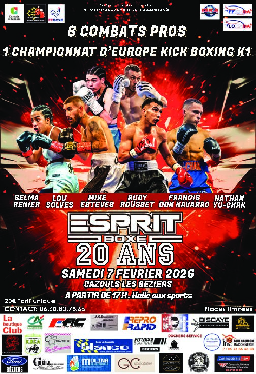 Affiche officielle - Soirée de Prestige - 07/02/2026